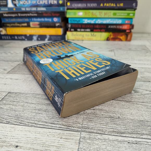 THICK AS THIEVES Sandra Brown Paperback 2021 1st Oversize Mass Market‎ Edition - Picture 8 of 12